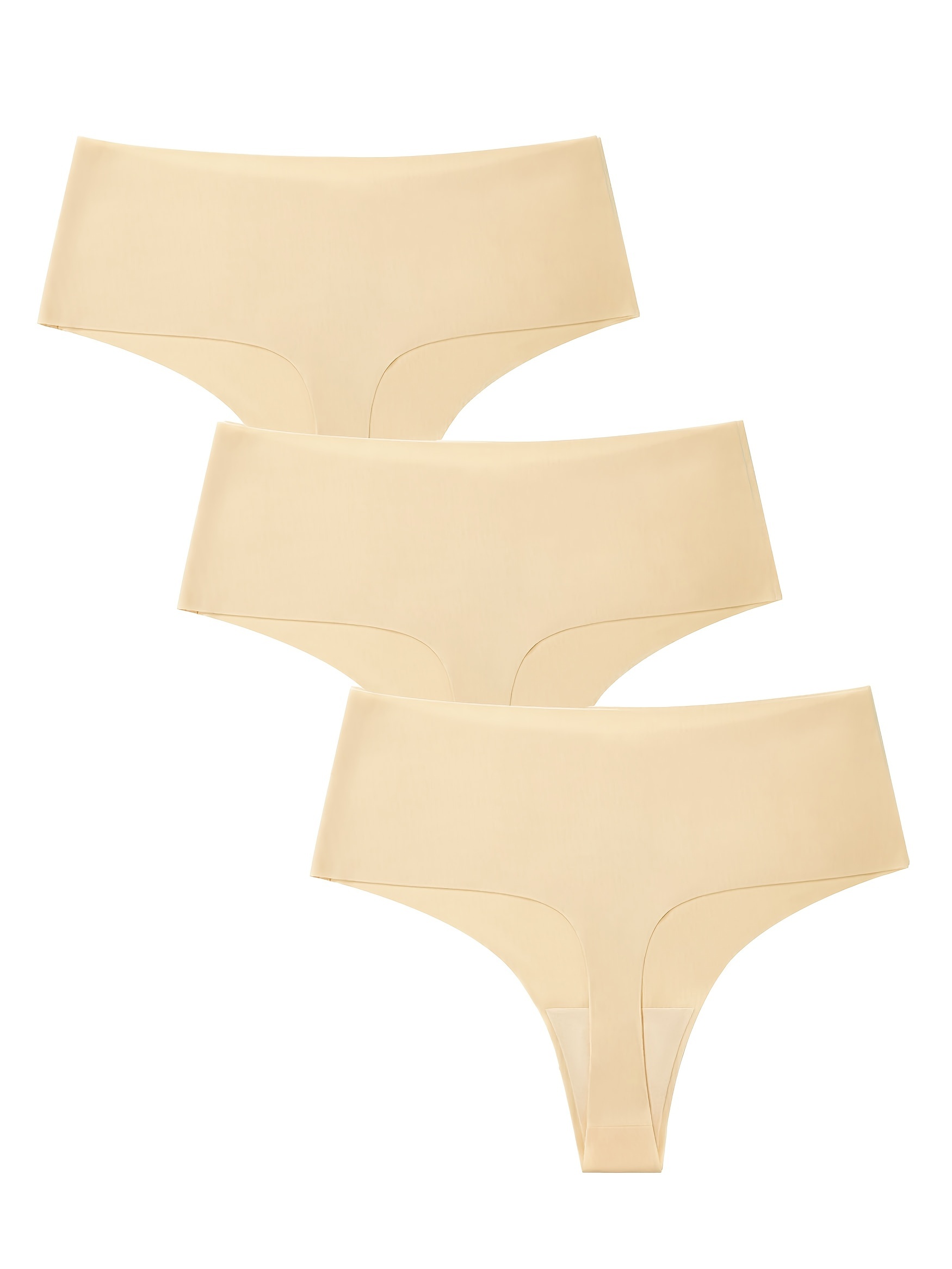 Seamless briefs - Light beige - Ladies