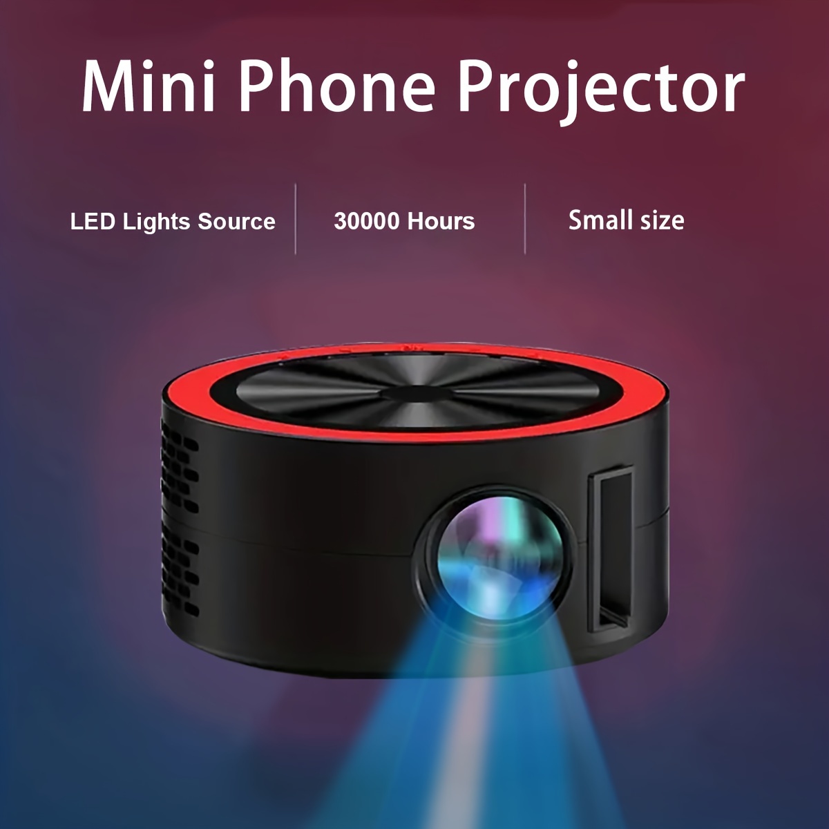 Loupe d'écran de projection de téléphone portable HD avec support réglable  à 360 degrés -Noir - Support pour téléphone mobile - Achat & prix