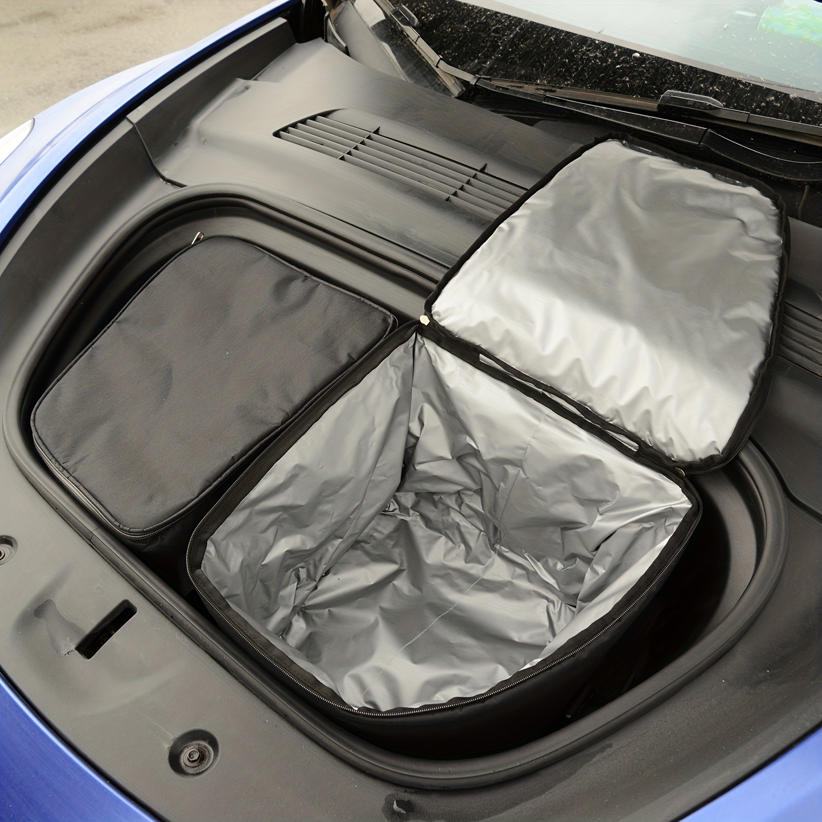 Kofferraum links und rechts Aufbewahrungsbox - Leder geeignet für Tesla  Model Y 2020-2022