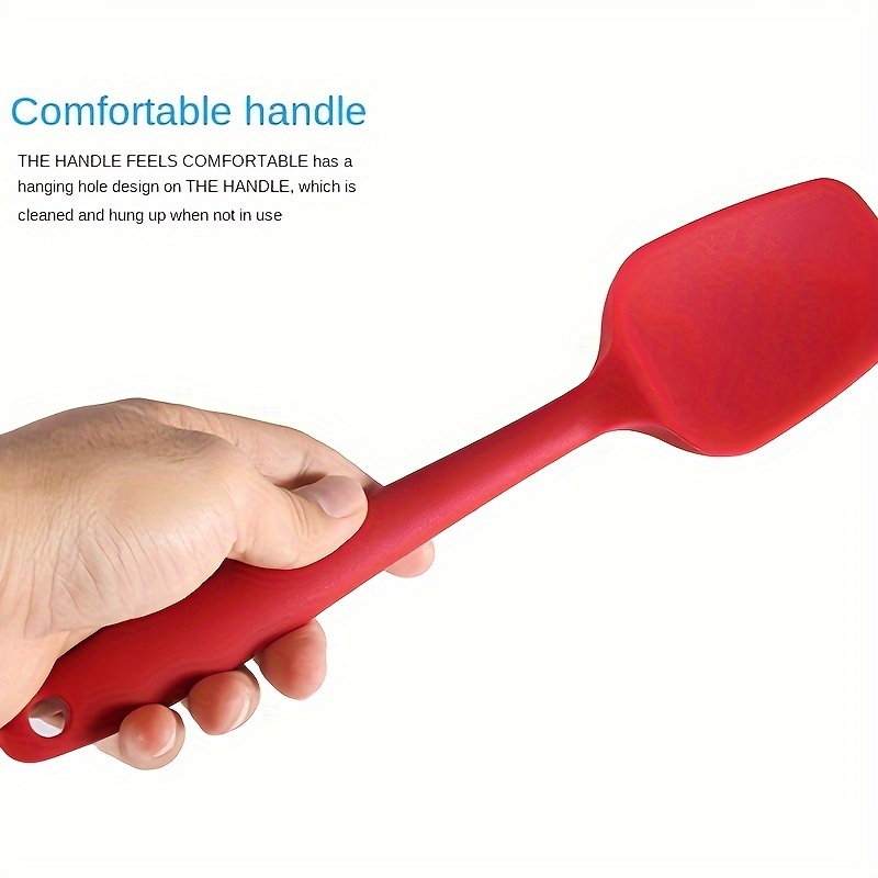 Large Thickened Silicone Square Head Shovel Baking Tool Integrated Silicone  Spatula T-shaped Scraper Cream Shovel High Temperature Resistant Silicone  Cream Mixing Shovel Cake Oiling Shovel Cheese Spreading Knife - Temu
