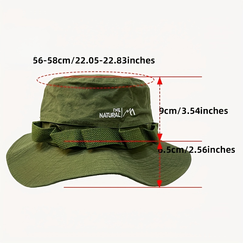 Outdoor Casual Waterproof Sunscreen Bucket Hat Fishing - Temu United Arab  Emirates