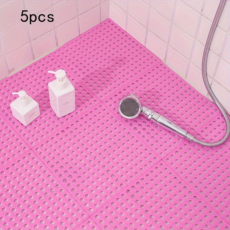 Household Bathroom Splicing Massage Non-slip Mat, Bath Mat With Draining  Holes, Foot Mat, Children's Bathroom Anti-skid Mat, Bathroom Accessories -  Temu United Arab Emirates