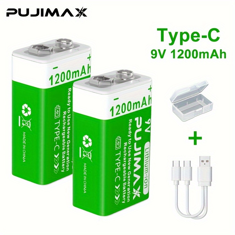 Lithium C Batteries 1.5v / 3000mah Micro Usb Rechargeable C - Temu Italy