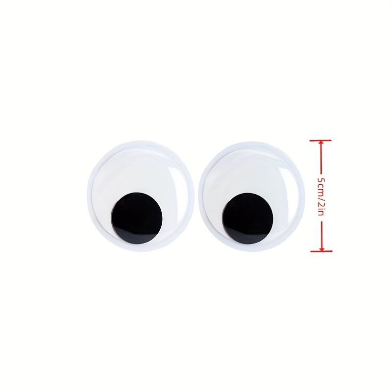 Black Wiggle Googly Eyes Self adhesive Wiggle Googly Eyes - Temu