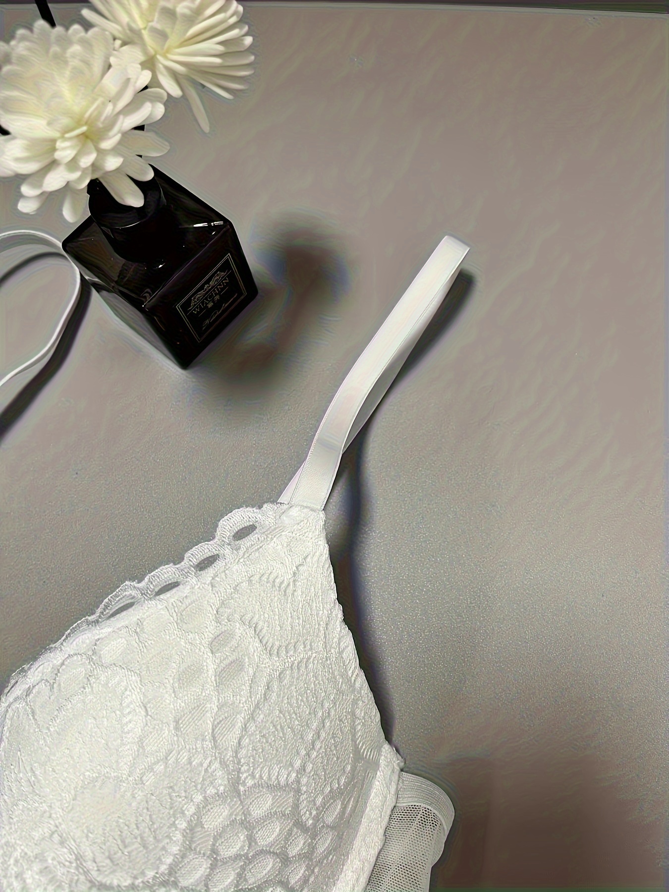 Elegant White Lace Bralette by H&M