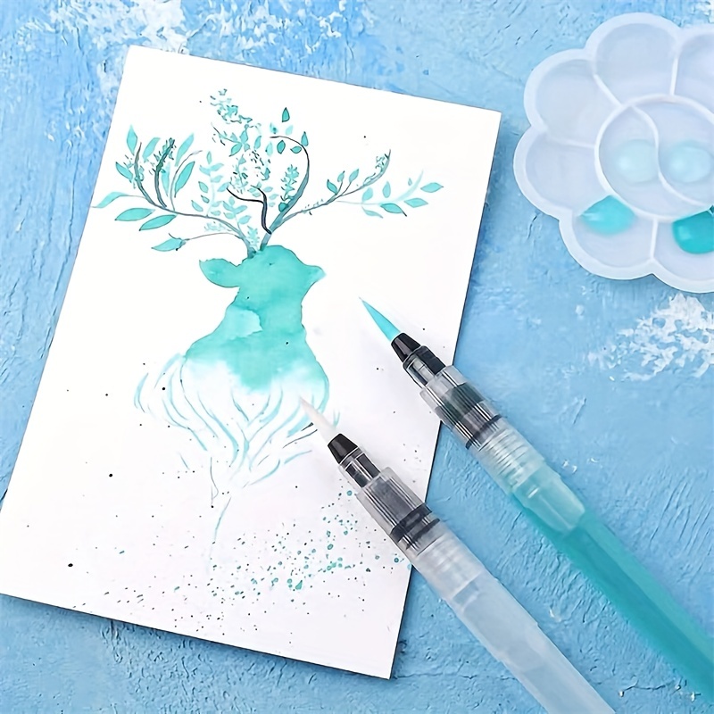 Watercolor Supplies for Teens: Brush Pens, Water Soluble Pencils