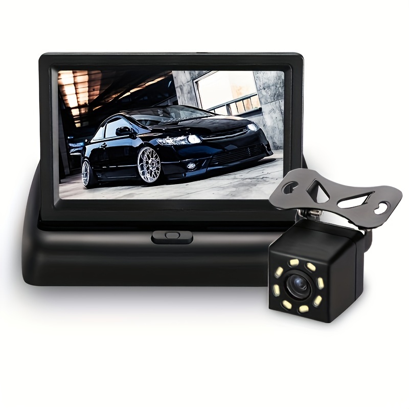 Baby Auto Spiegelkamera mit 4,3 '' High Definition Display Nachtsicht 360  Grad drehendes Armaturenbrett für Auto Rücksitz Facing Monitor