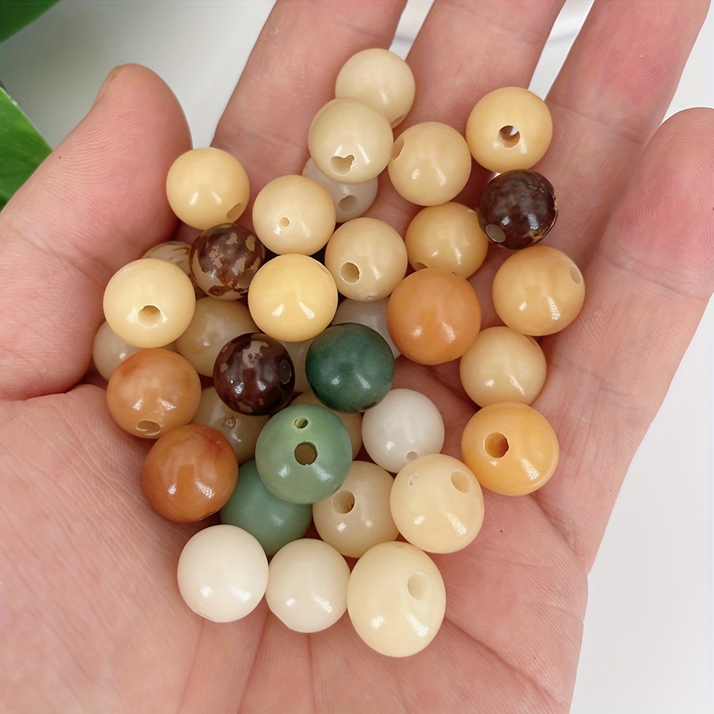 1000pcs 8mm Wooden Flat Spacer Beads For Jewelry Making, Wooden Beads For  Bracelets Making