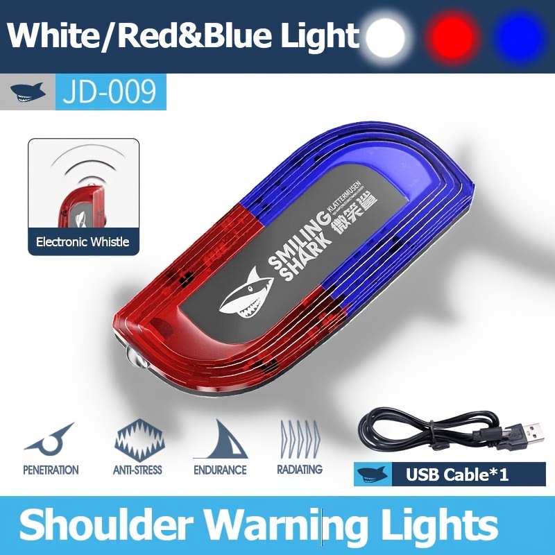 1pc Mini Led Clip Light Lampe Frontale D'avertissement - Temu Canada
