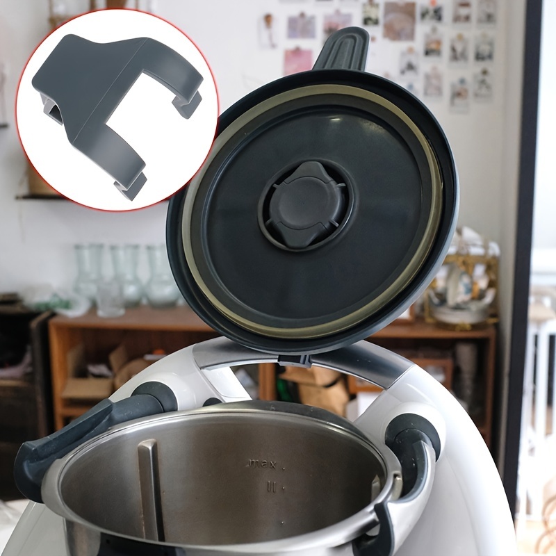 1pc Clip de tapa de olla Soporte Hebilla de tapa para Thermomix TM6 TM5  TM31 Asa de soporte Cocina Ayudante de cocina Resistente al calor Clip de  tapa