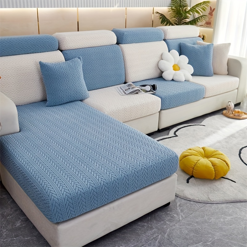 

1p Sofa Slipcover, Non-slip Sofa Cover, Elastic Furniture Protector For Bedroom Office Living Room Home Decor