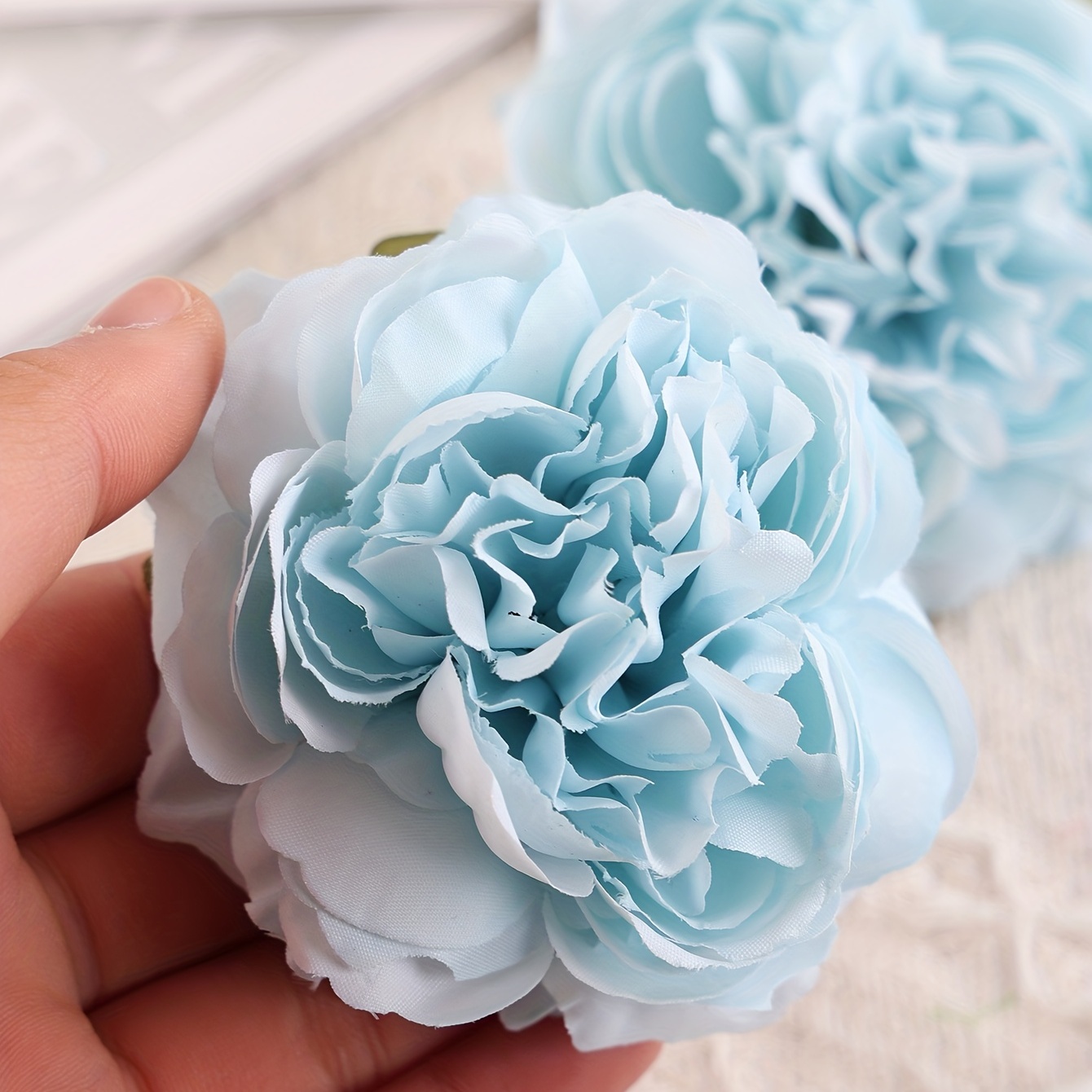 2pcs Artificial Rose Flowers For Diy Wedding Decoration Handmade