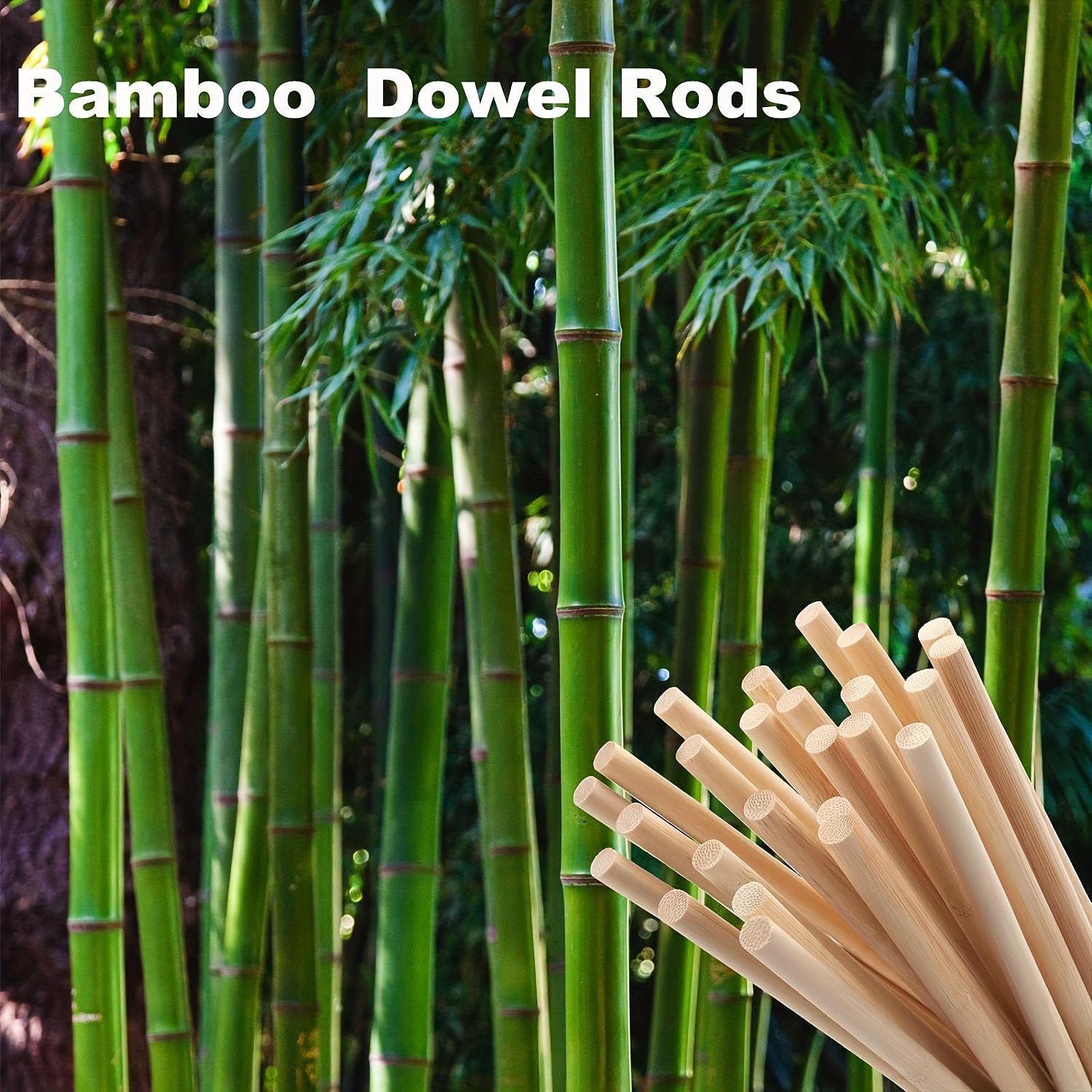Asian Hobby Crafts Bamboo Sticks, Pack of 100, Unfinished Bamboo Sticks,  Wooden Bamboo Sticks for Multi Purpose, Skewers, Hobby Crafts, DIY  Activities 9 Inches : : Home & Kitchen