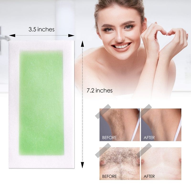40 Wax Strips Hair Removal For Face The Face Wax Strips Are Ideal For Hair  Removal On The Face Eyebrows Upper Lip The Quick And Easy Way To Remove  Unwanted Facial Hair - Beauty & Personal Care - Temu