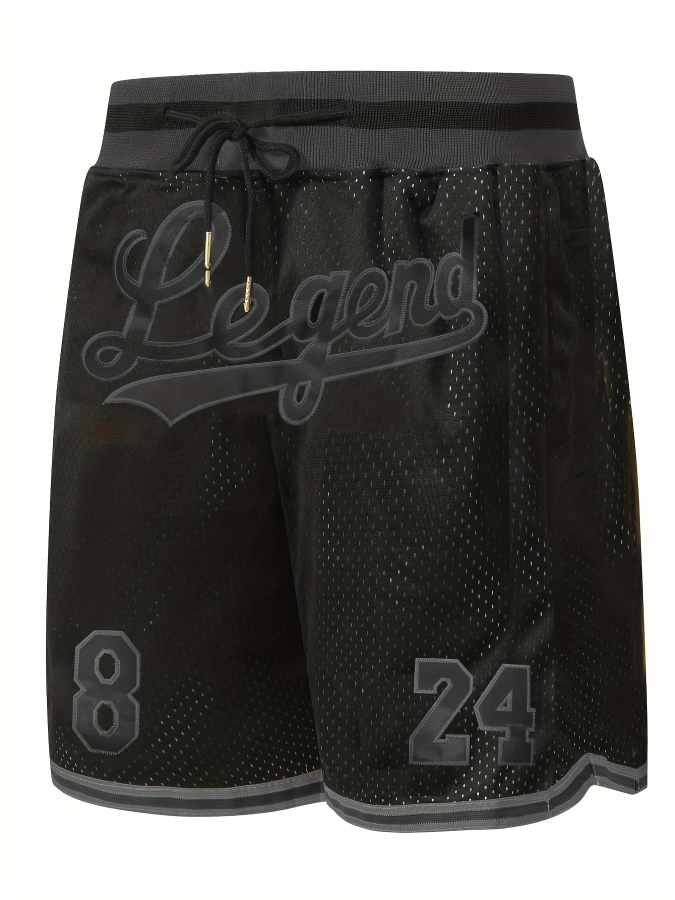 Mens Shorts,Men Athletic Basketball Shorts Retro with Pockets Gym Workout  Mesh Quick Dry Black at  Men's Clothing store