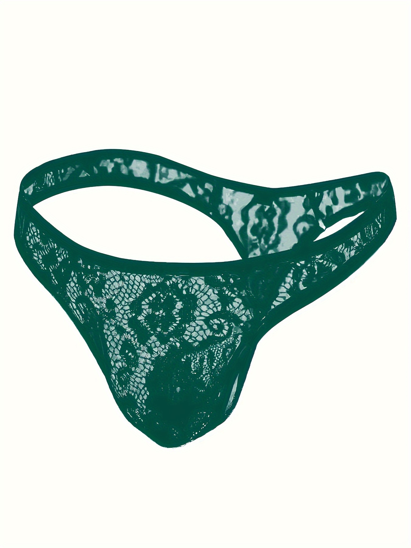 Cuecas masculinas sexy g string t back malha de renda adulto