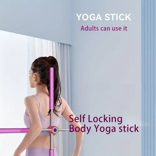 Posture Correction Yoga Stick - Improve Standing Posture, Open Shoulders  And Back, Cross Training Equipment For Adults - Sports & Outdoors - Temu