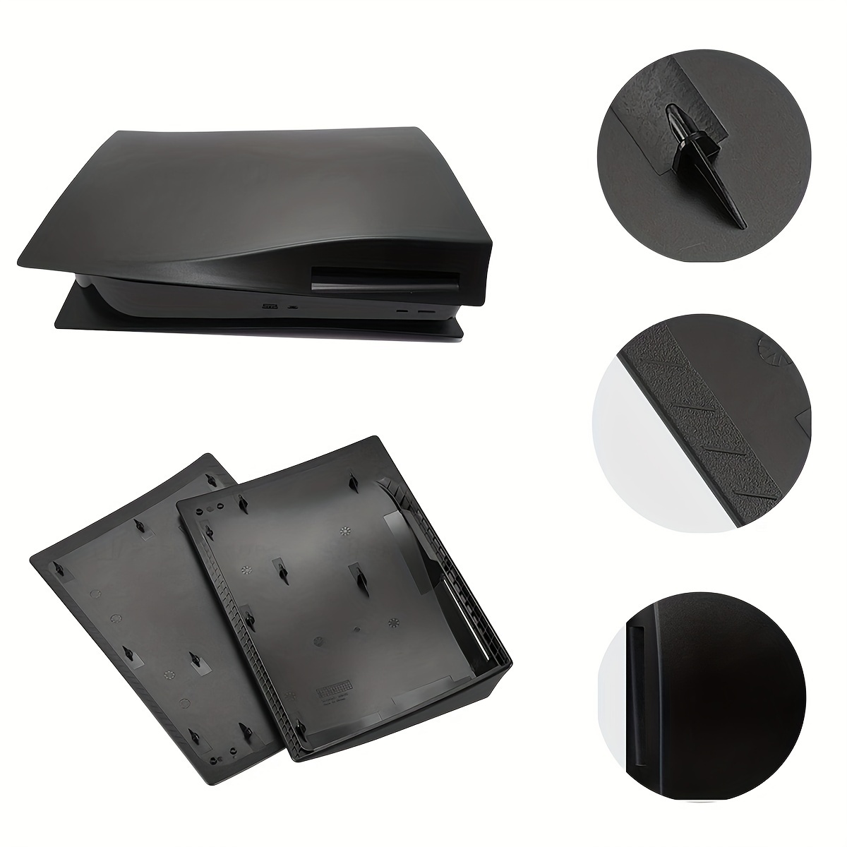 Accessories - Carcasa protectora para Playstation 5, de ABS, antiarañazos,  a prueba de polvo, placa frontal de repuesto para consola PS5 (edición de