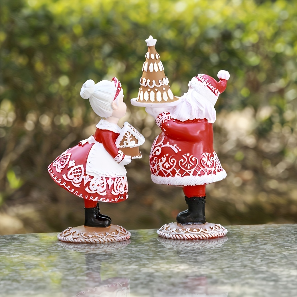 Christmas Couple Table Top Decoration, Home Decoration, Can Do Car Interior  Decoration,student Couple Gifts,mini Christmas Couple Figurine Doll Diy  Ornament Toy Lovers Statue - Temu