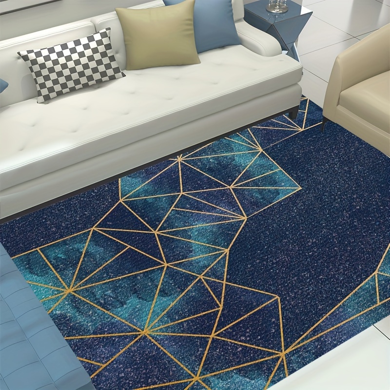 Alfombra bohemia de estilo Retro, tapete colorido persa geométrico étnico  para sala de estar, dormitorio, cocina, mesita de noche - AliExpress