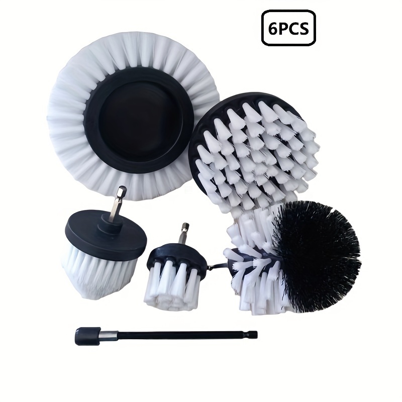 6pcs/set Electric Power Scrub Cleaning Power Brush Kit for Grout