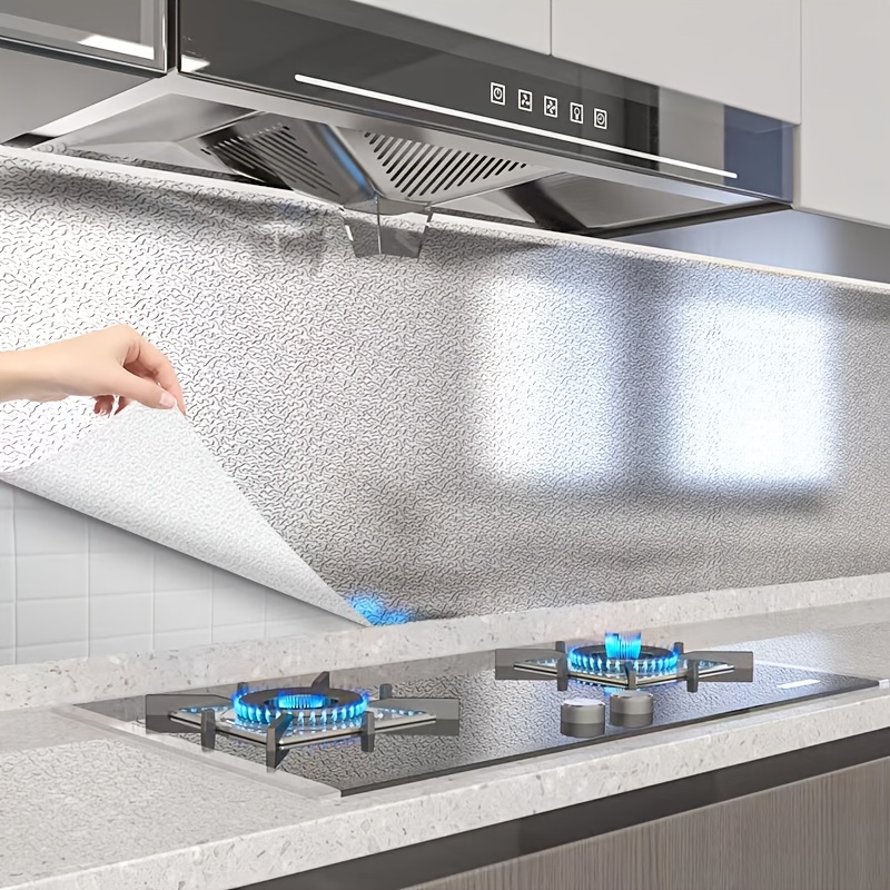 Kitchen Backsplash Wall Protector Transparent Kitchen Oil Proof