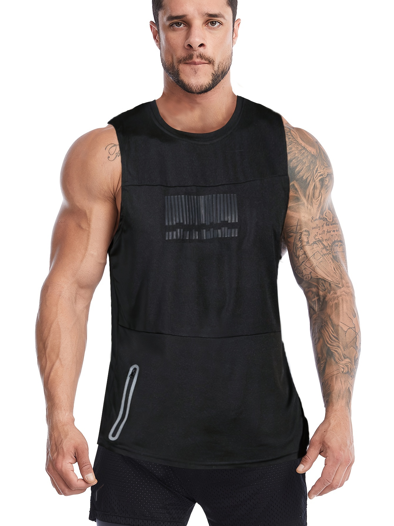 Camisetas deportivas activas para hombre, de secado rápido, para  entrenamiento, gimnasio, manga corta, paquete de 5