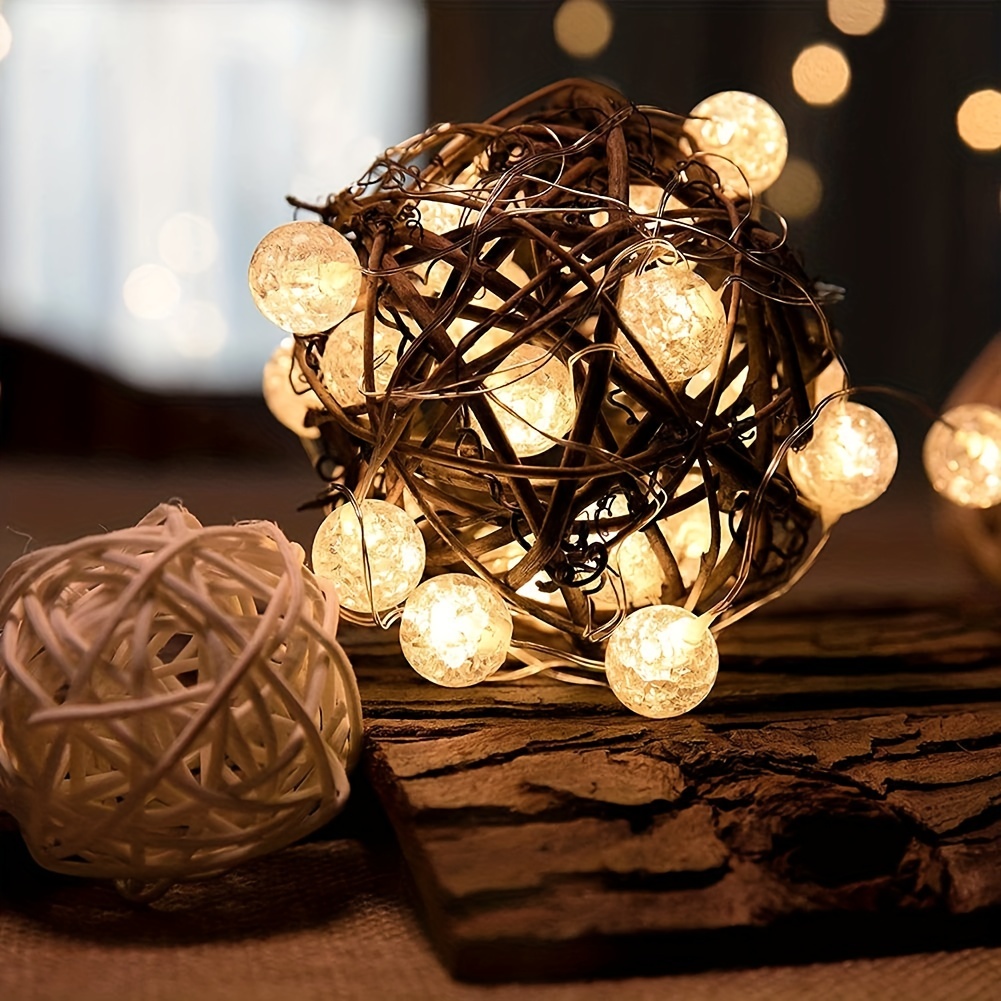 20 Leds Fairy Lights Ball Lights String, Battery Operated Lights