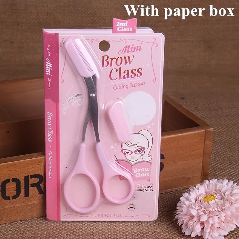 Eyebrow Trimmer Scissor Beauty Products For Women Eyebrow - Temu