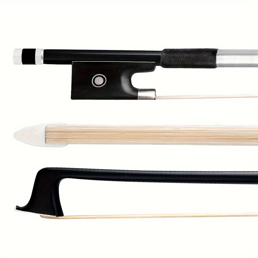4/4 Carbon Fiber Violin Bow 180 210 Natural White Horse Hair Temu