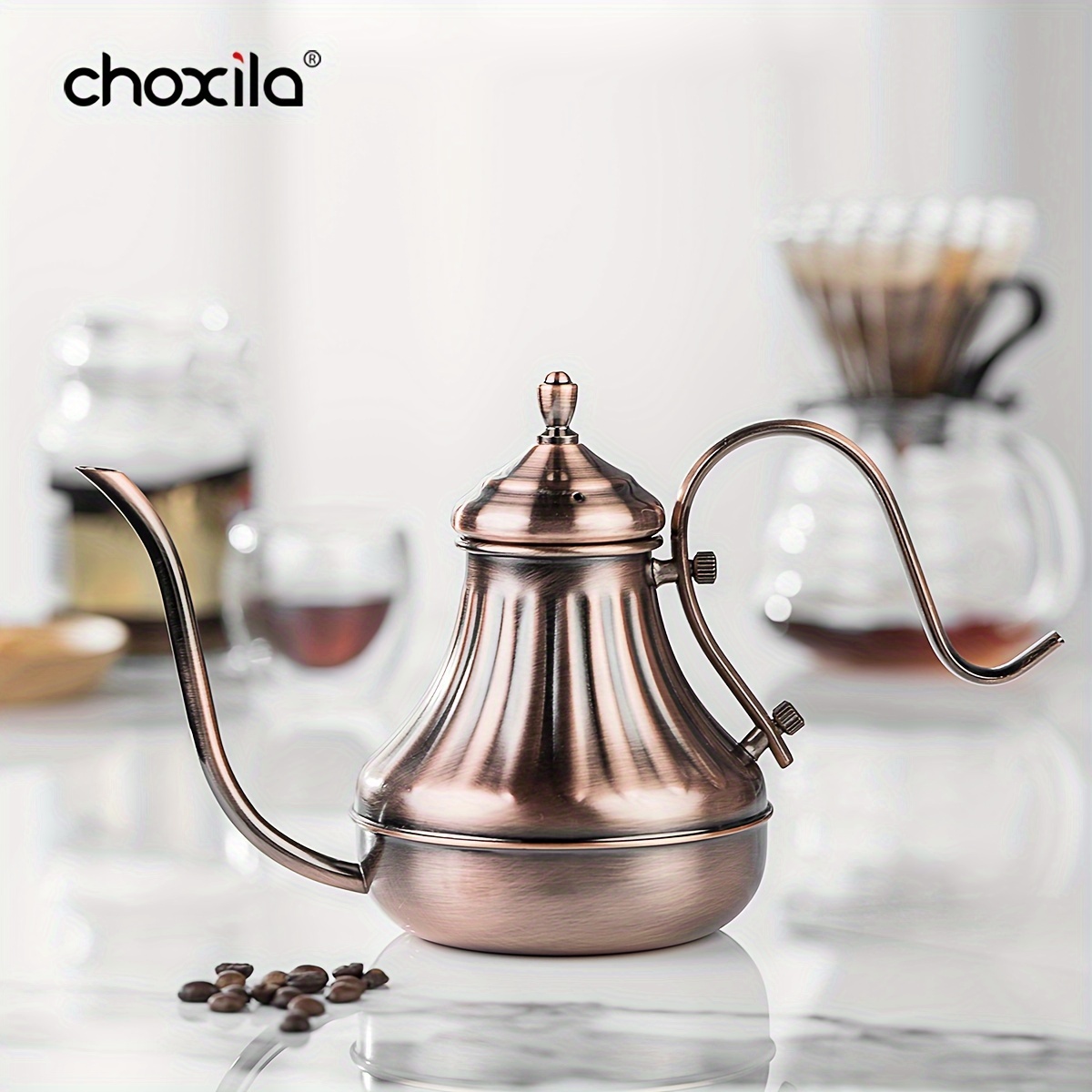 1pc Stainless Steel Tea Pot