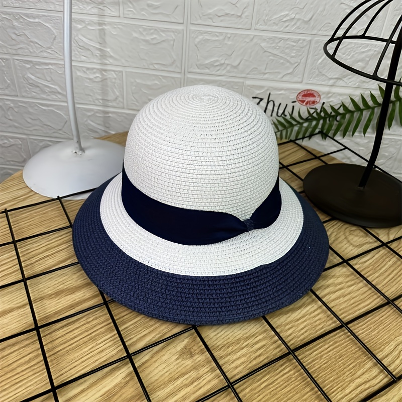 Straw Fisherman Hat Outdoor Sun Protection Beach Vacation Hat