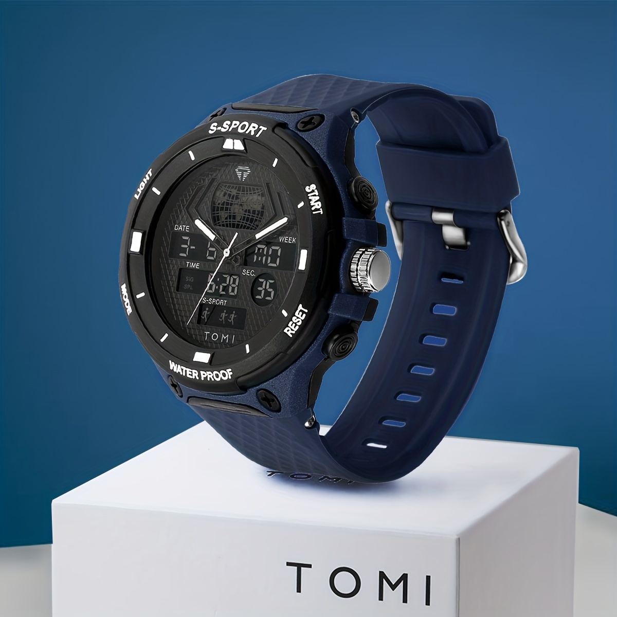 Addies Reloj Militar Hombres Tipo Táctico Luminoso Multifuncional Brújula  Electrónica Hombres Dominantes, Ideal Estudiantes, Elección Ideal Regalos -  Joyería Accesorios - Temu