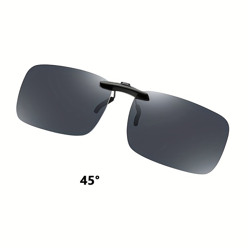 Mens New Clip On Sunglasses Trendy Ultralight Polarized Sunglasses Clip  Compact Fit Uv Resistant Glasses Polarized Fishing Eyewear, Free Shipping  On Items Shipped From Temu