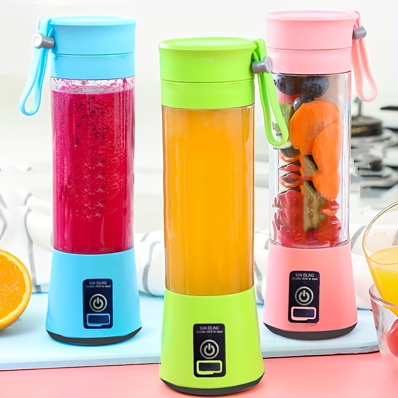 Portable Blender, USB Rechargeable Personal Mixer, Fruit Mini Blender for  Smoothie, Fruit Juice, Protein Shake, Milk Shakes