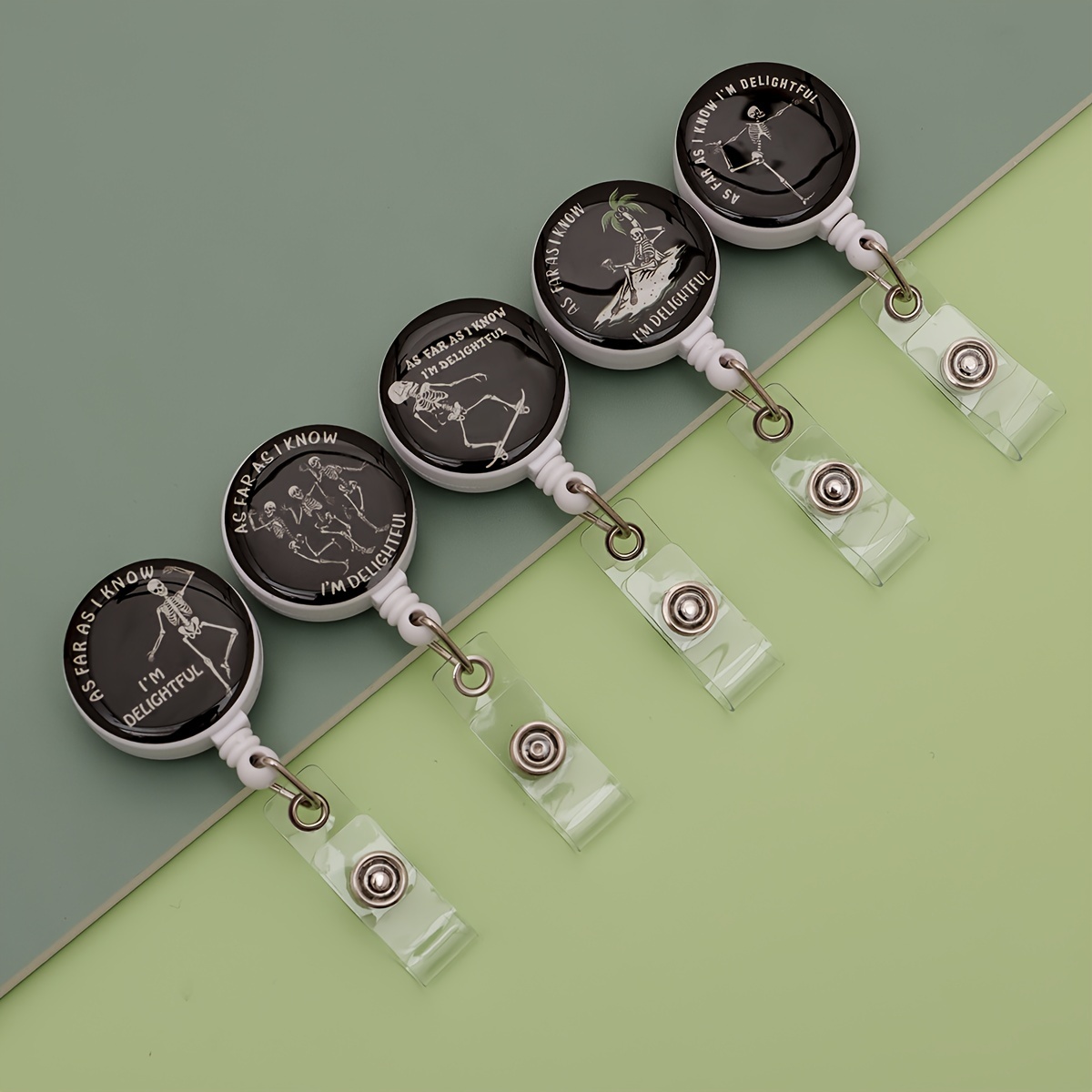 Xray Markers Initials Badge Reels Retractable Badge Holders - Temu
