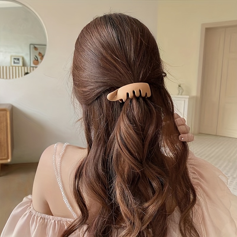 6 Pieces Large Banana Clips Big Banana Hair Clips for Thick hair,Non-slip  Ponytail Holder Clip for Women and Girls,6 Colors