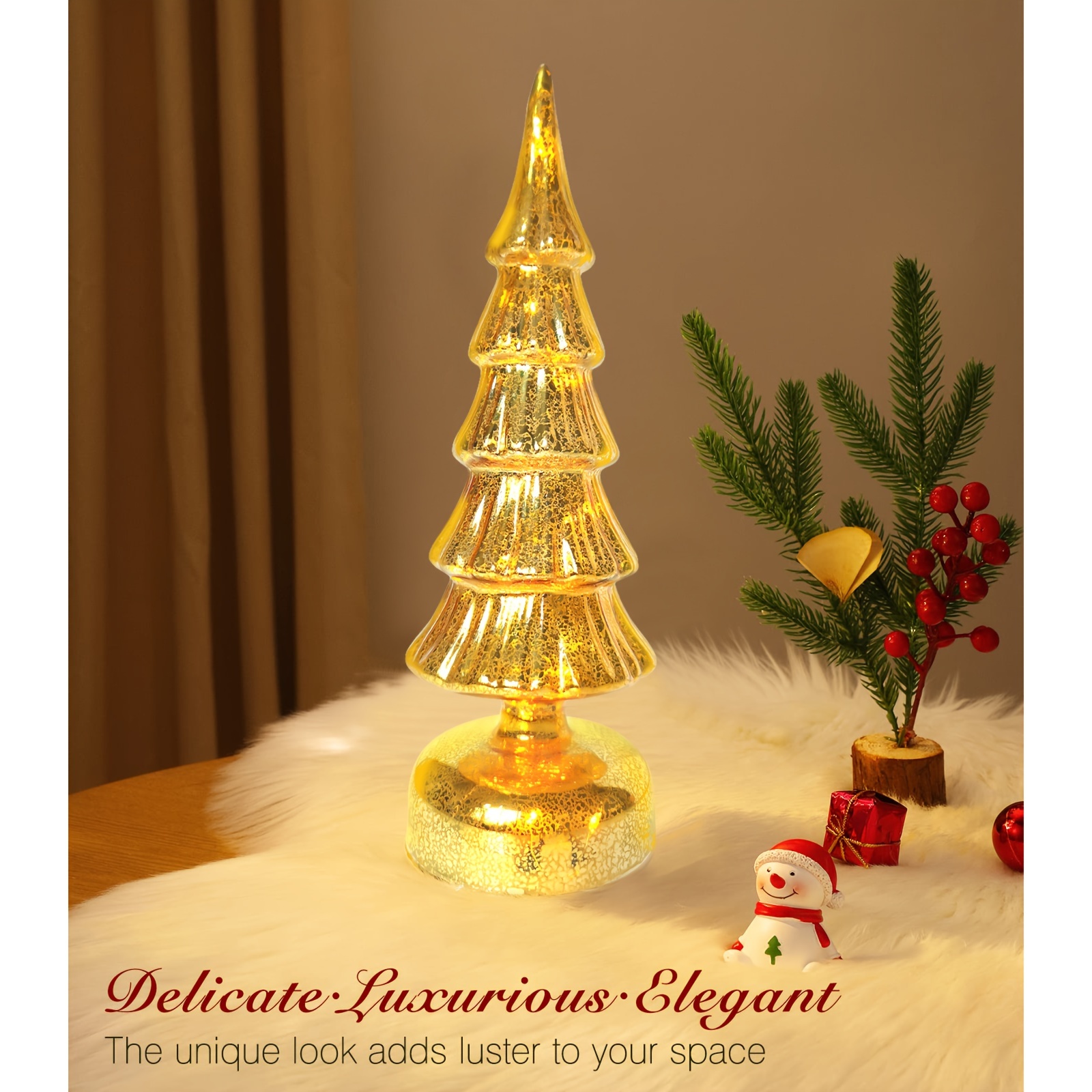 Gold Christmas Decor - Temu