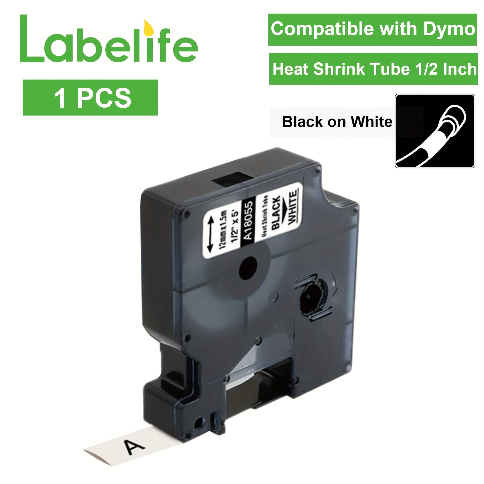 Bande d'étiquette compatible en plastique 3D pour gaufrage Dymo 12965  Imprimantes d'étiquettes manuelles de remplacement pour Dymo Label Maker  LabelManager 1610, Organisateur Xpress Pro (Jaune) : : Fournitures  de bureau