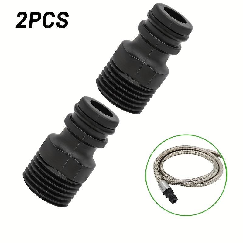 2 Uds Adaptador Grifo Roscado 1/2 bsp Manguera Agua Jardín - Temu