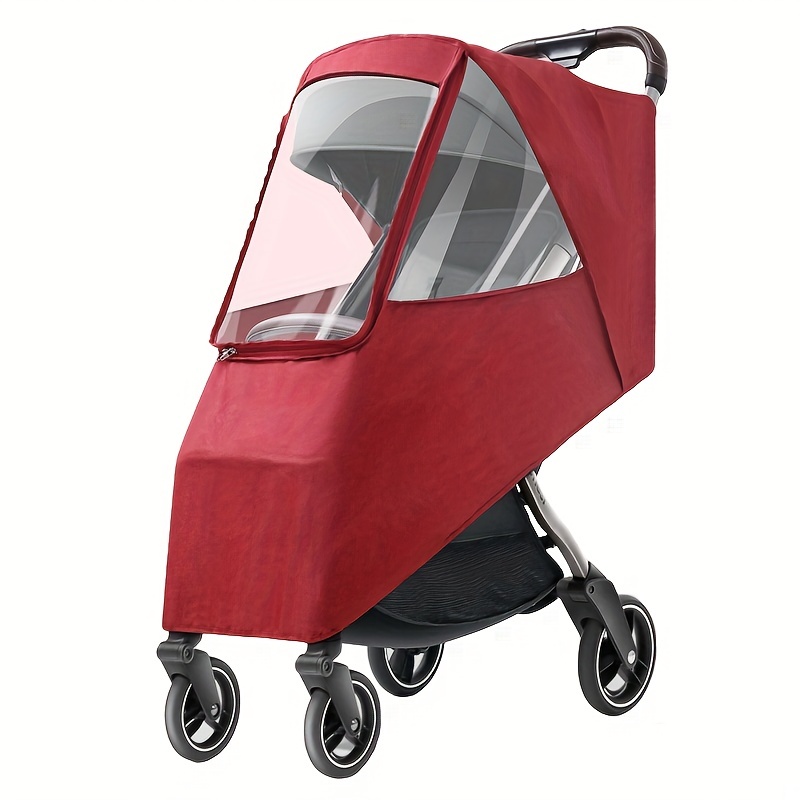MomTan® Universal Stroller EVA Raincoat Rain Cover Weather protection For  98% strollers , Waterprood zipprer windows - AliExpress