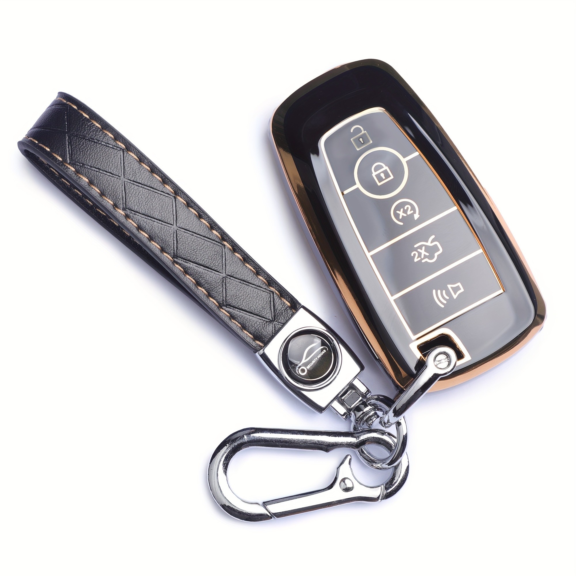 For Ford Key Fob Cover With Keychain Full Protection Key - Temu