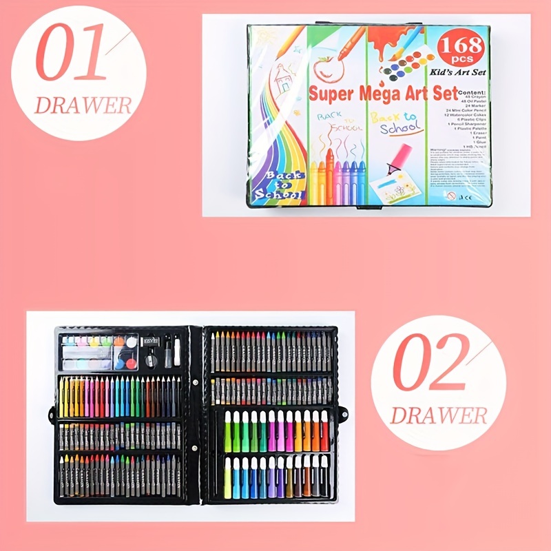 Back to School - Product details of 168 Pcs Super Mega Art