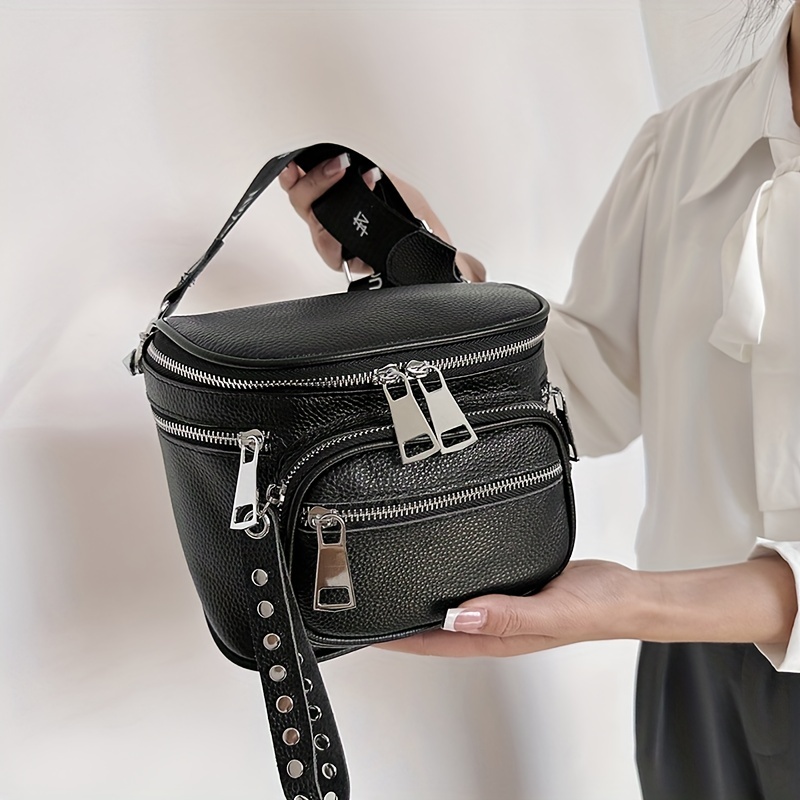2023 Pu Leather Crossbody Belt Bags Women's Waist Bag Designer Fanny Pack  for Women Phone Bum Bag Travel Chest Bag