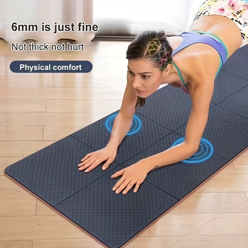 High Density Non slip Yoga Mat Extra Thick Soft Fitness Mat - Temu