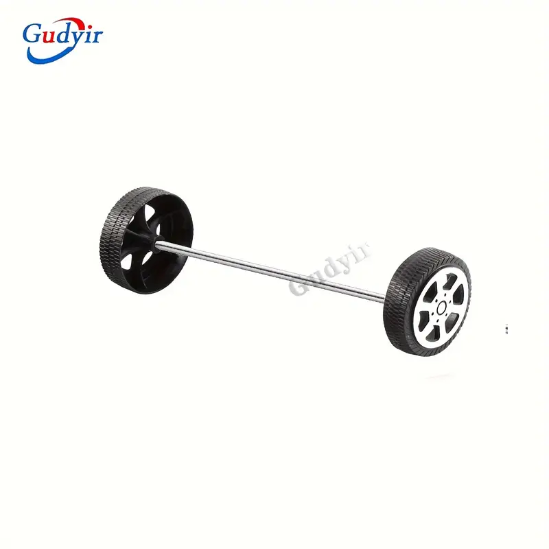 QUARKZMAN 100Pcs Roues de Voiture Jouet, Rouleau en Plastique de 30mmx8mm et Essieux Ronds de Tige de 2mmx50mm pour Pièce de Modèle de Voiture Rc DIY, Noir QUARKZMAN 100Pcs Roues de Voiture Jouet, Rouleau en Plastique de 30mmx8mm et Essieux Ronds de Tige de 2mmx50mm pour Pièce de Modèle de Voiture Rc DIY, Noir