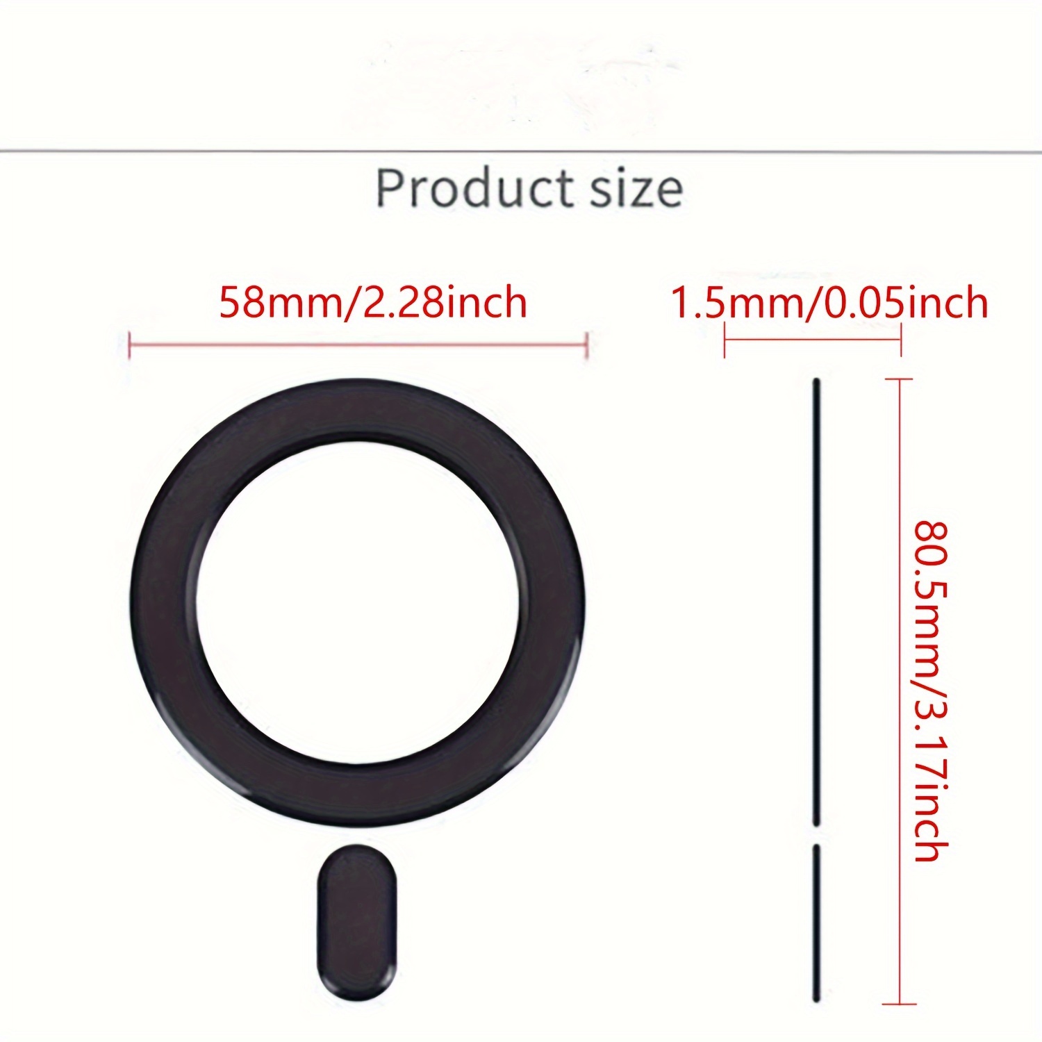 Universal Magnetic Sticker for Wireless Charging Devices