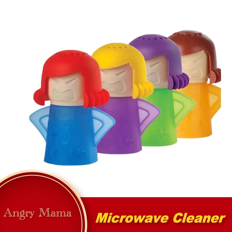 Angry Mama Microwave Steam Cleaner No BPA Easy Cleans With Water