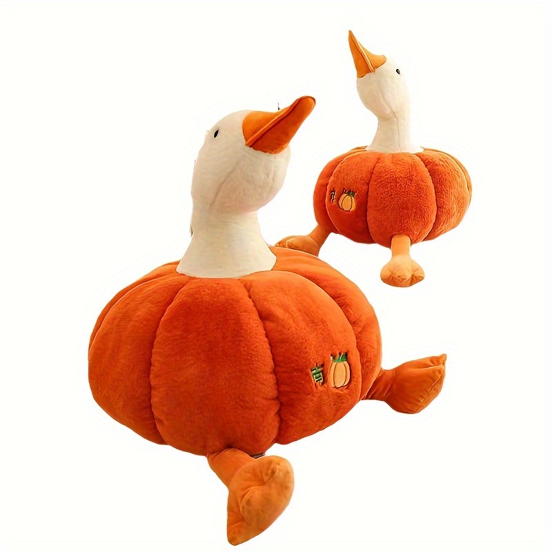 1pc Goose Design Plush Car Seat Cushion