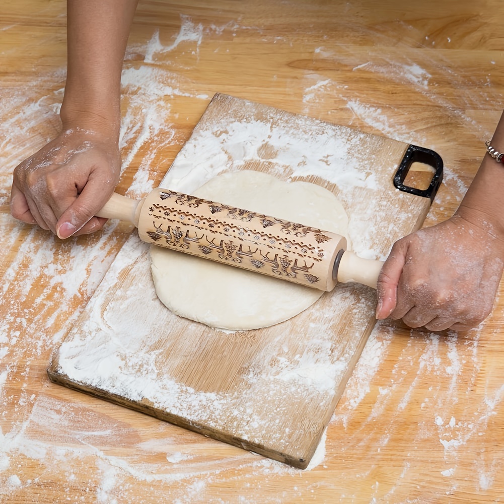 Rouleau à pâtisserie en acrylique pour mesurer l'épaisseur de la pâte, 2  pièces, accessoire de